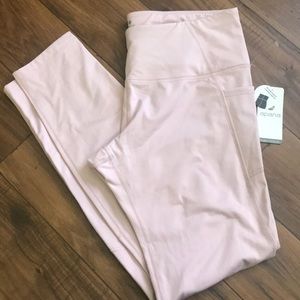 Blush pink yoga leggings